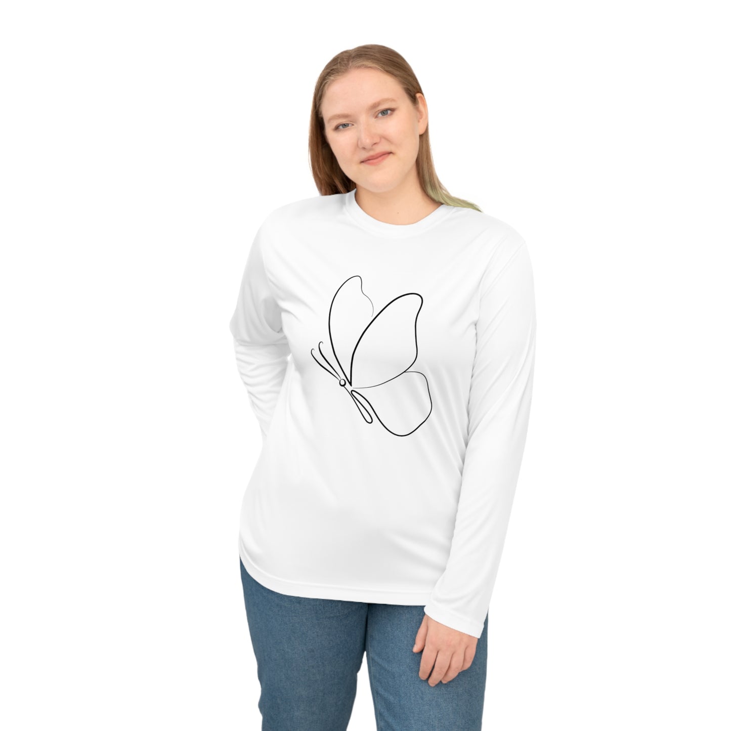 Butterfly Silhouette Long-Sleeve (Performance)