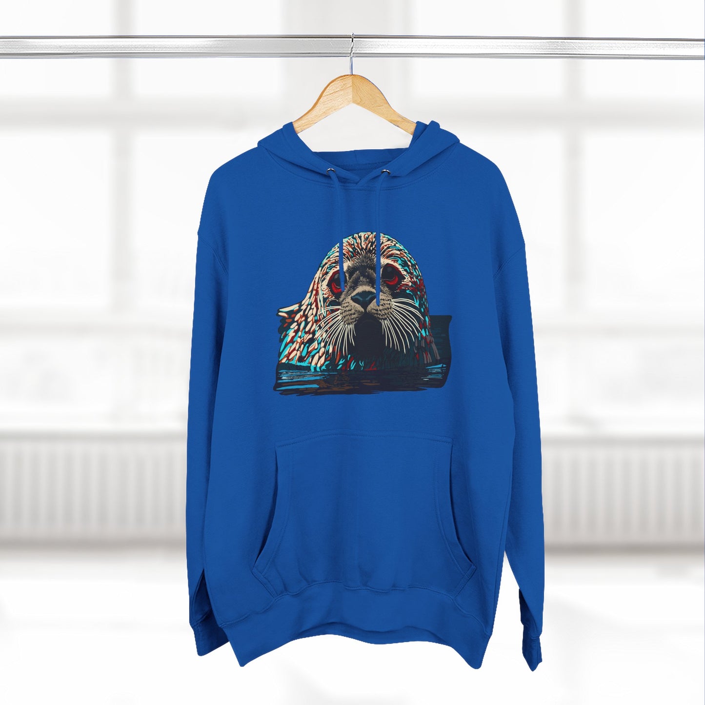 Harbor Seal Icon - Fleece Hoodie