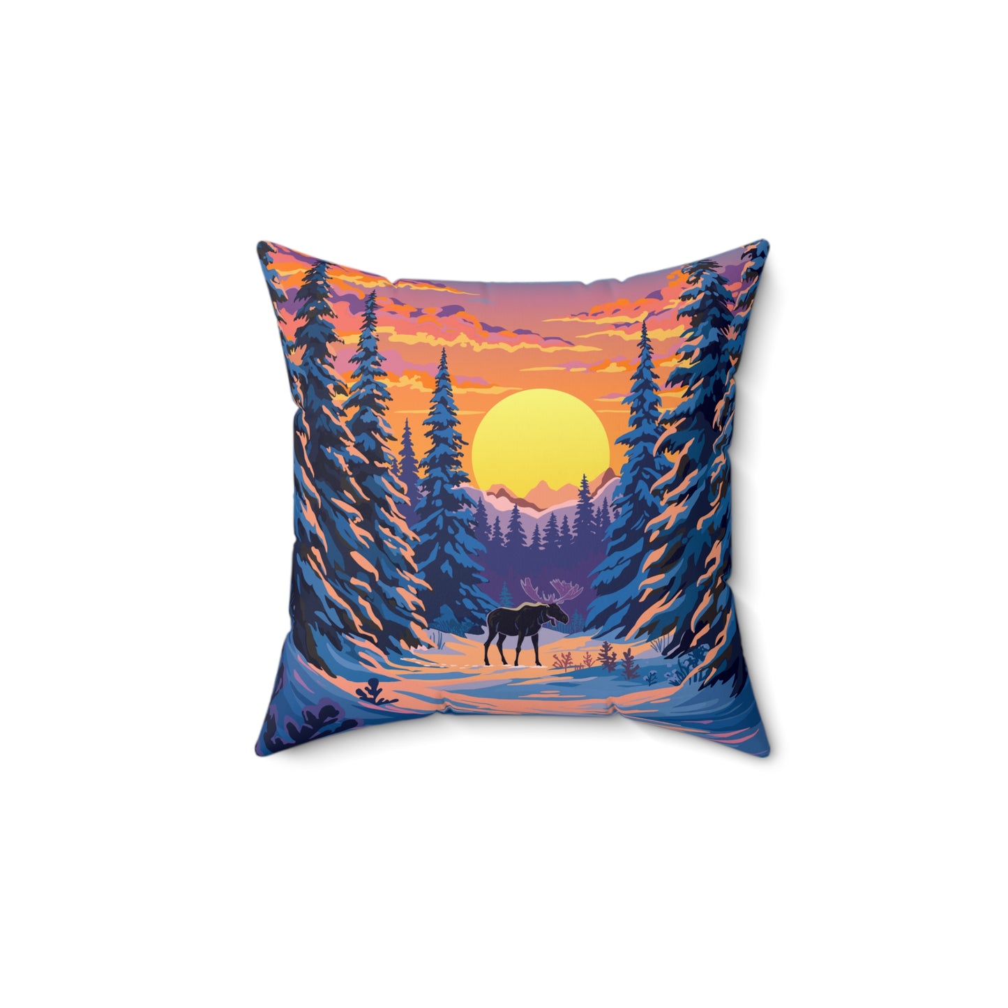 Spruce Moose - Square Pillow