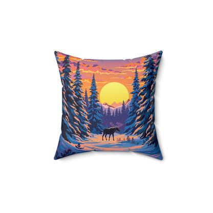 Spruce Moose - Square Pillow