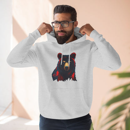 Black Bear Icon - Fleece Hoodie