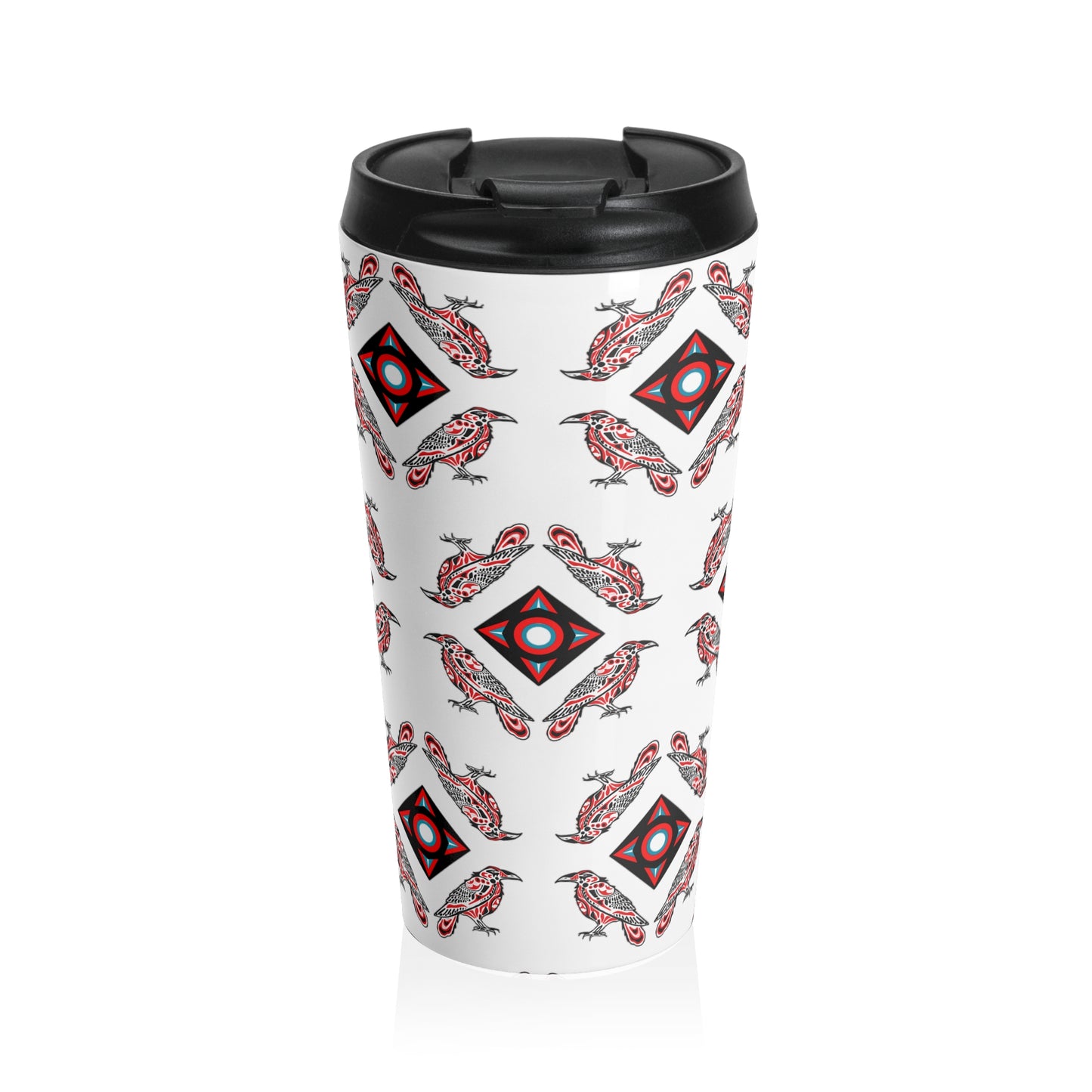 Raven Wallpaper Stainless Steel Travel Mug