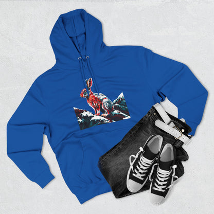 Snowshoe Hare Icon - Fleece Hoodie