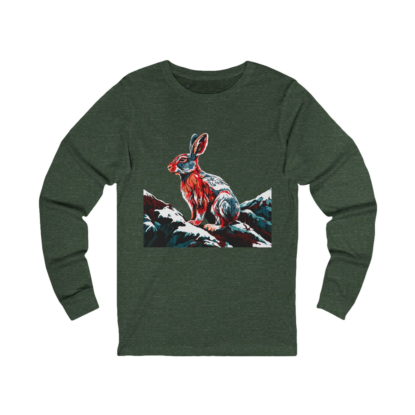 Snowshoe Hare Icon - Long-Sleeve Tee
