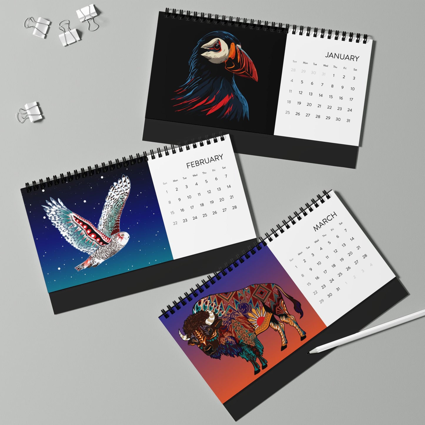 Neo Native Desktop Calendar (2026)