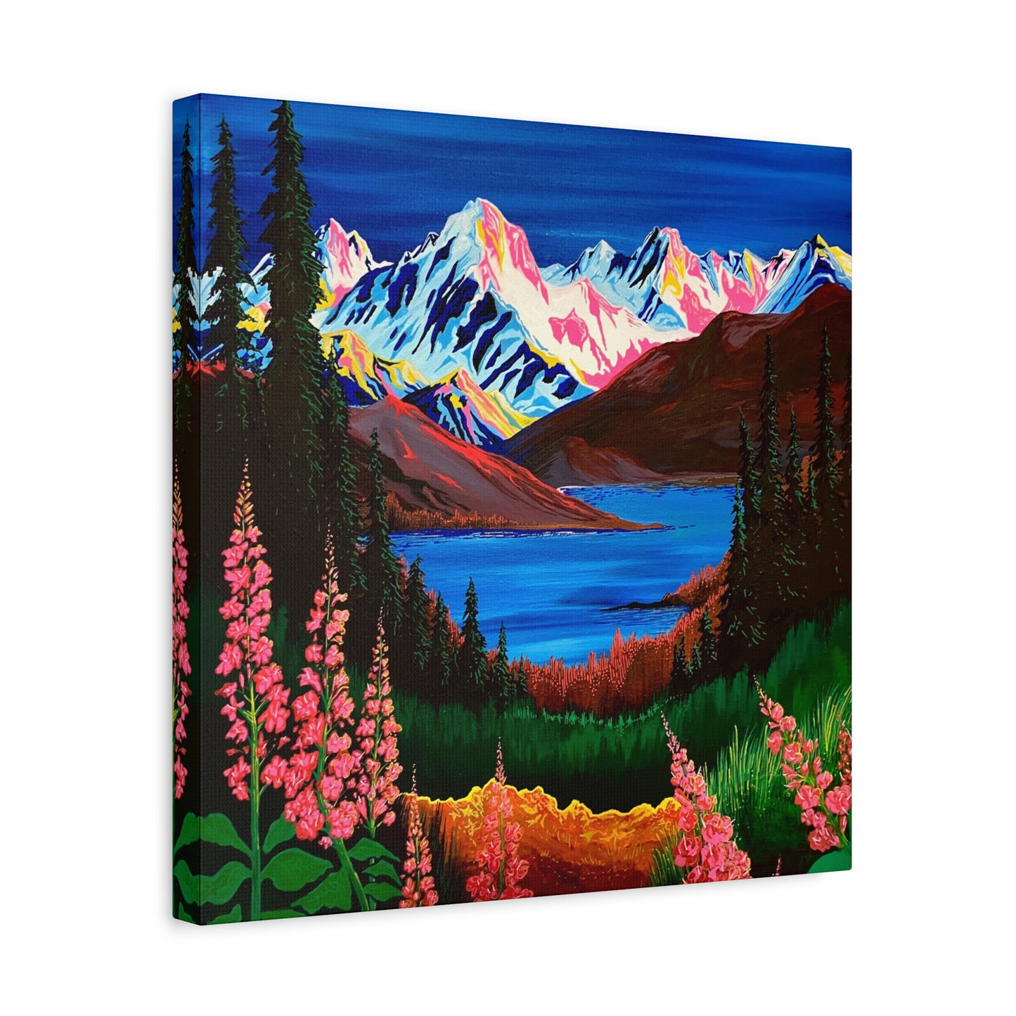 Alpine Fireweed Canvas