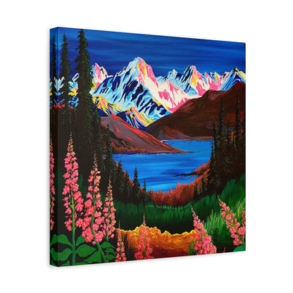 Alpine Fireweed Canvas