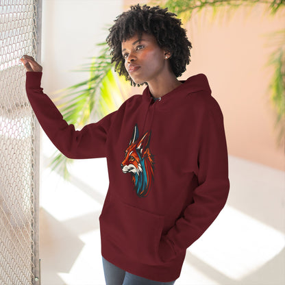 Red Fox Icon - Fleece Hoodie