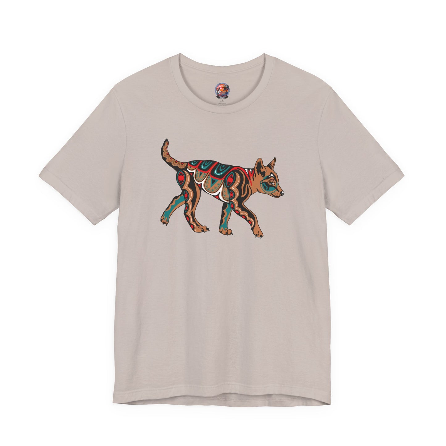 Tan Wolf Pup T-Shirt