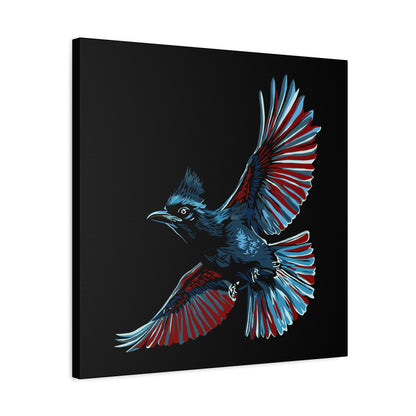 Steller's Jay Icon Canvas