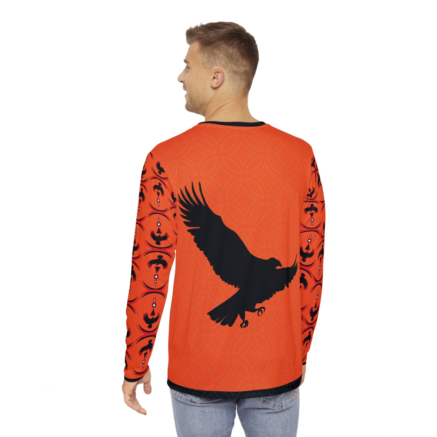 Orange Raven Long-Sleeve