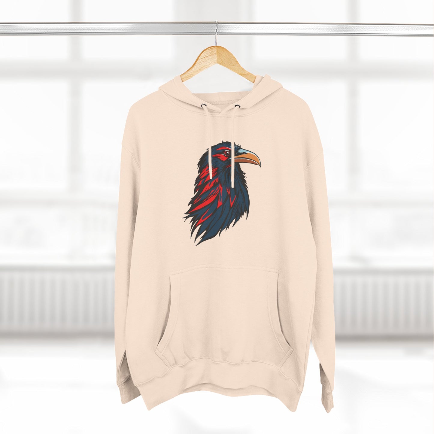 Raven Icon - Fleece Hoodie