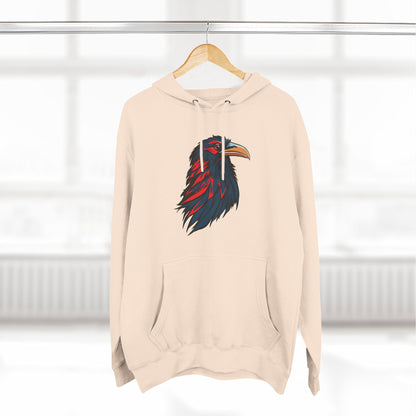 Raven Icon - Fleece Hoodie