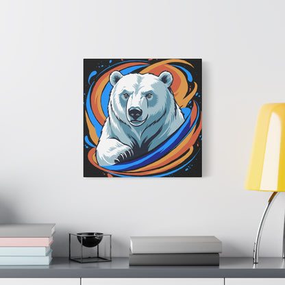 Strength Polar Bear Canvas