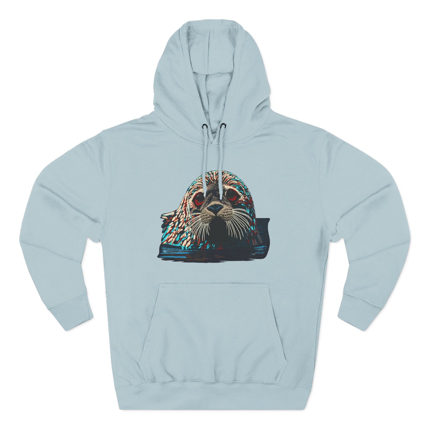 Harbor Seal Icon - Fleece Hoodie