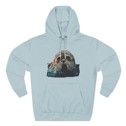 Harbor Seal Icon - Fleece Hoodie