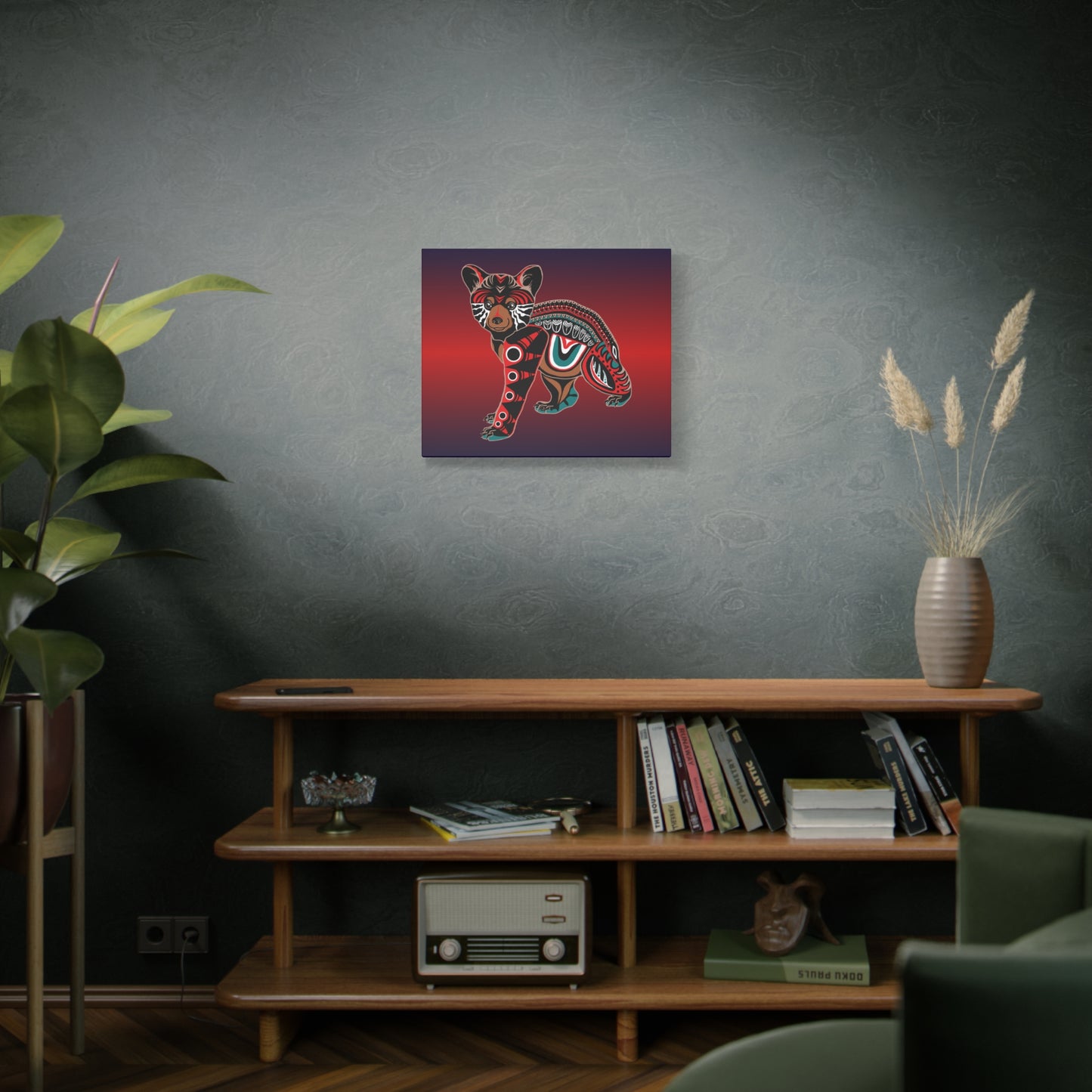 Black Bear Cub Canvas
