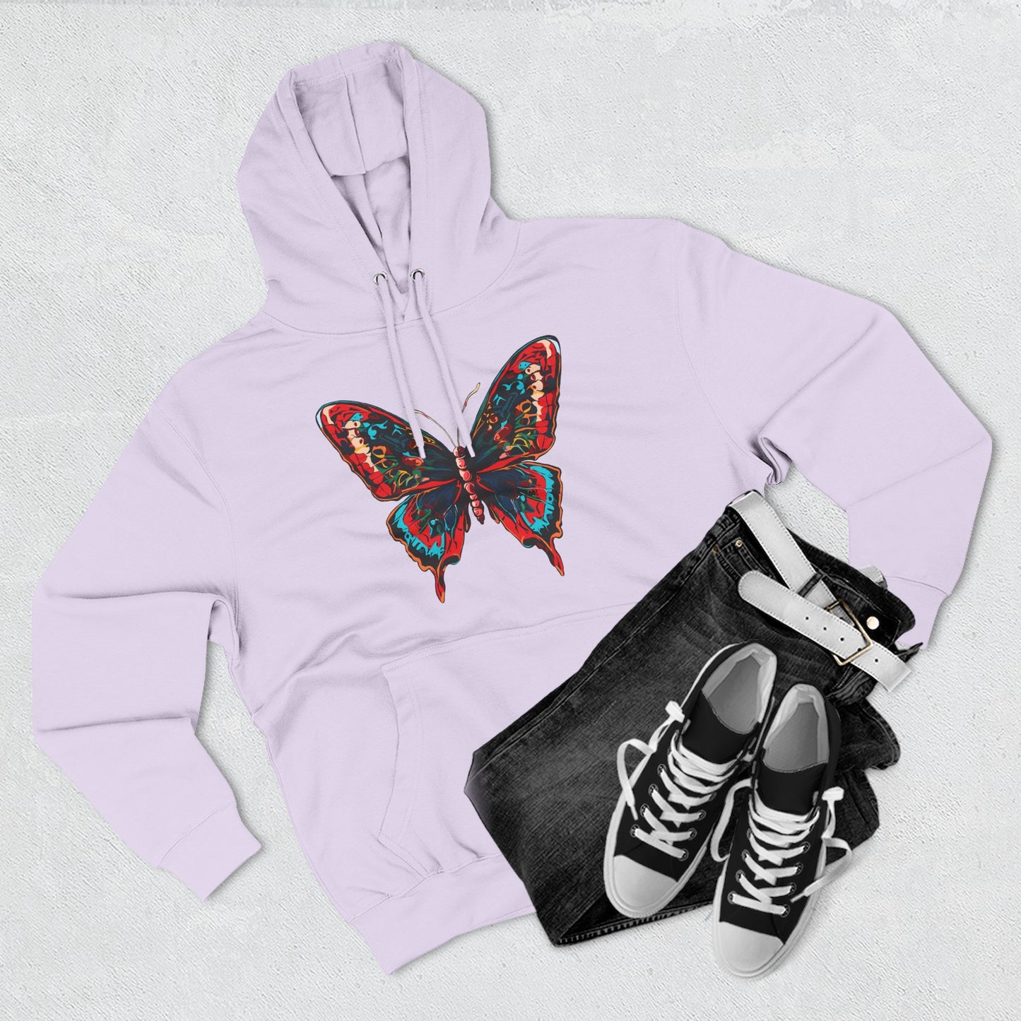 Butterfly Icon - Fleece Hoodie