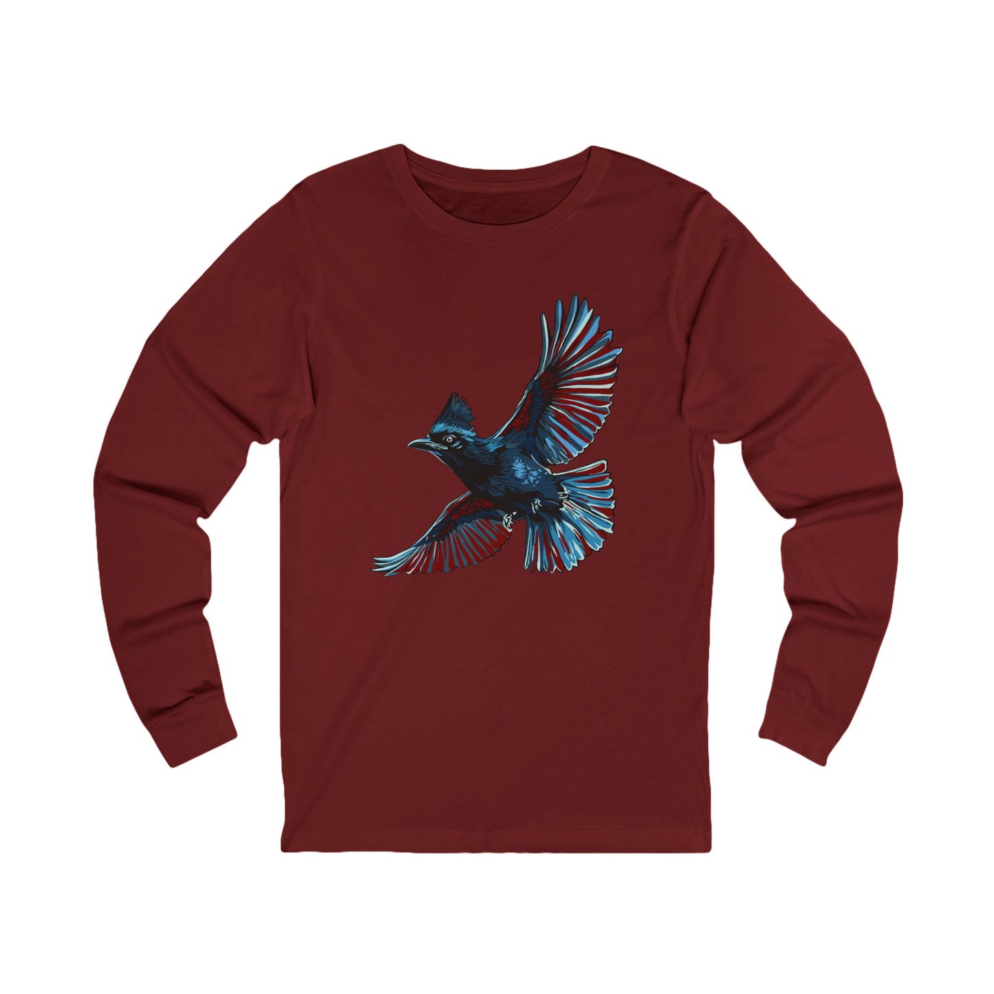 Steller's Jay Icon - Long-Sleeve Tee