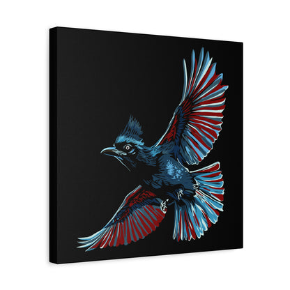Steller's Jay Icon Canvas