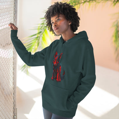 Wolf Pup Icon - Fleece Hoodie
