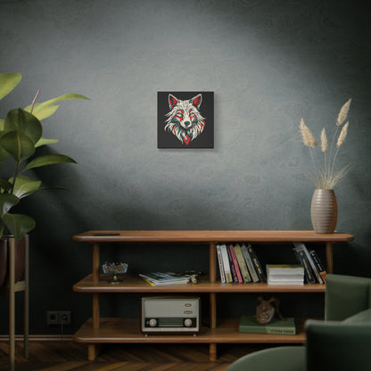 Arctic Fox Icon Canvas