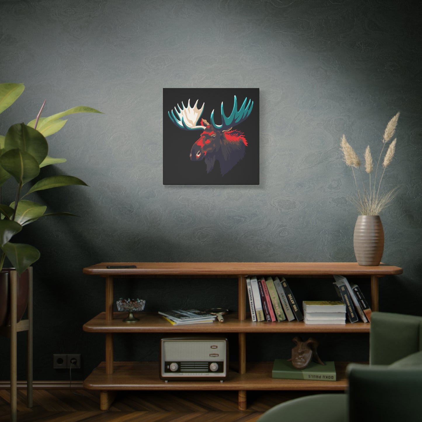 Moose Icon Canvas