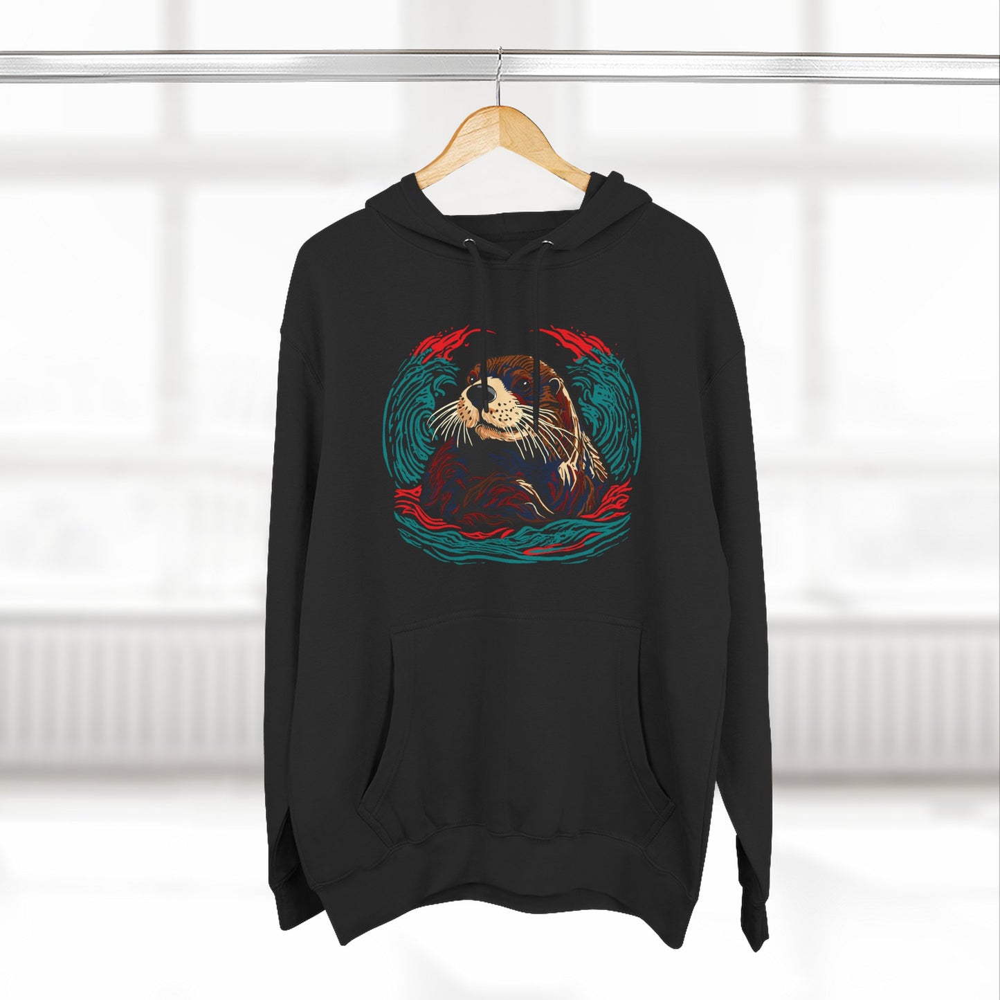 Sea Otter Icon - Fleece Hoodie