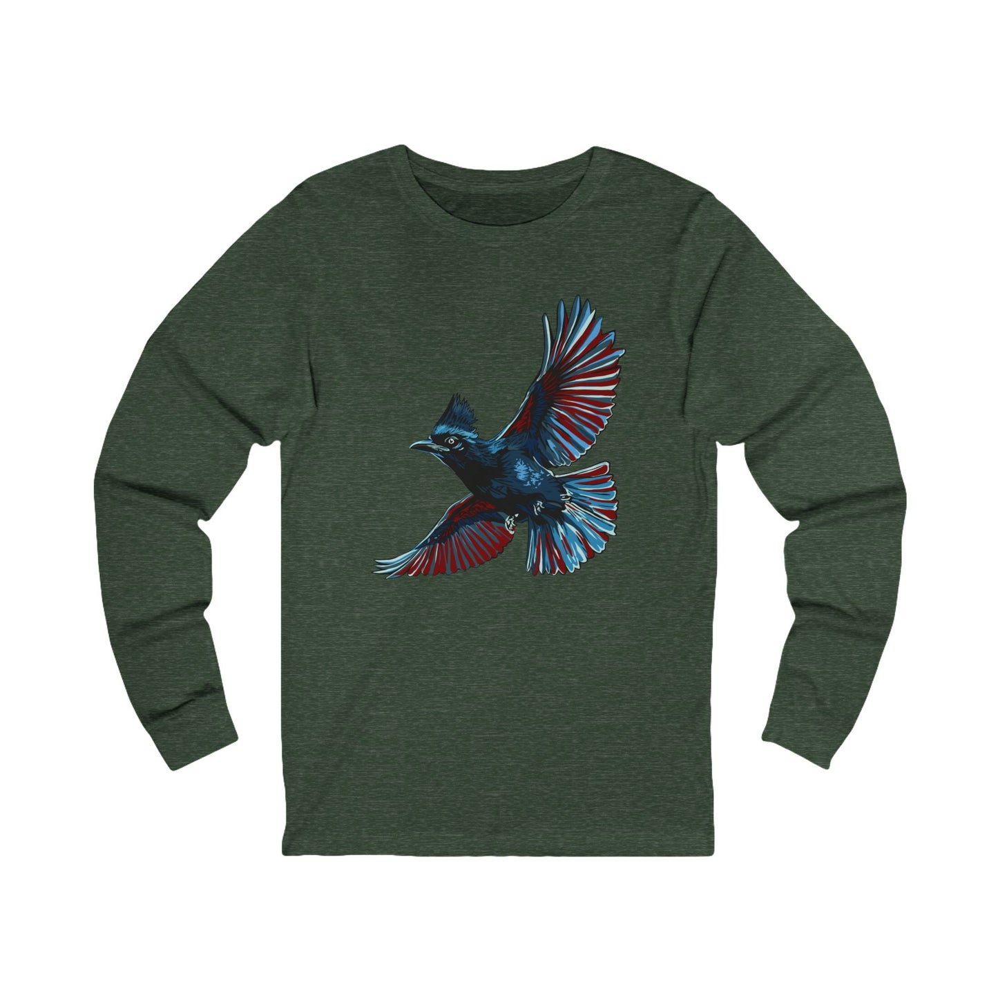 Steller's Jay Icon - Long-Sleeve Tee