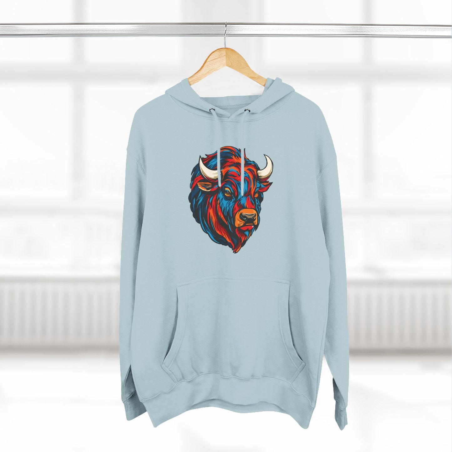Bison Icon - Fleece Hoodie
