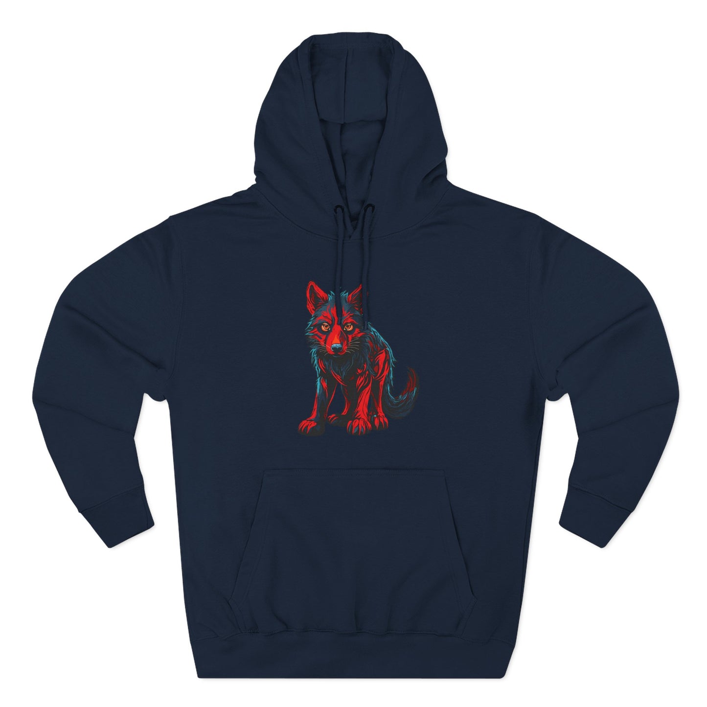 Wolf Pup Icon - Fleece Hoodie