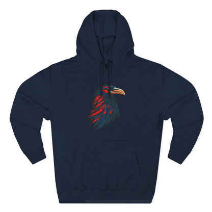 Raven Icon - Fleece Hoodie