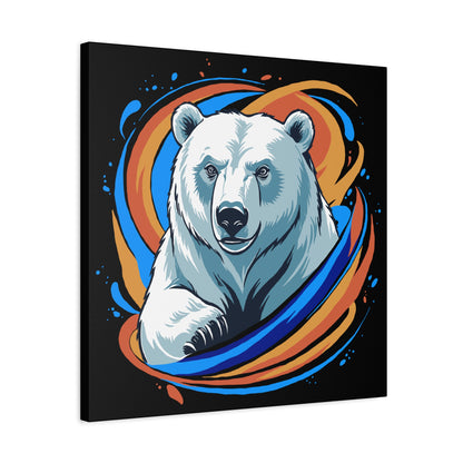 Strength Polar Bear Canvas