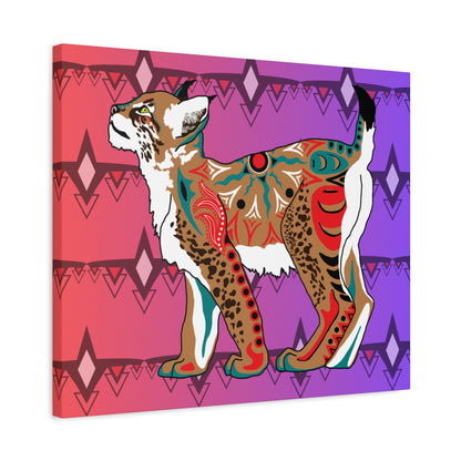 Tan Lynx Kitten Canvas