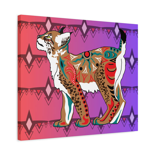 Tan Lynx Kitten Canvas