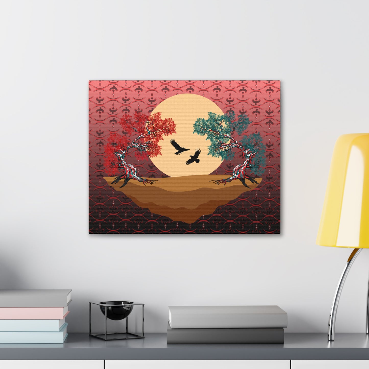 Raven Treescape Canvas