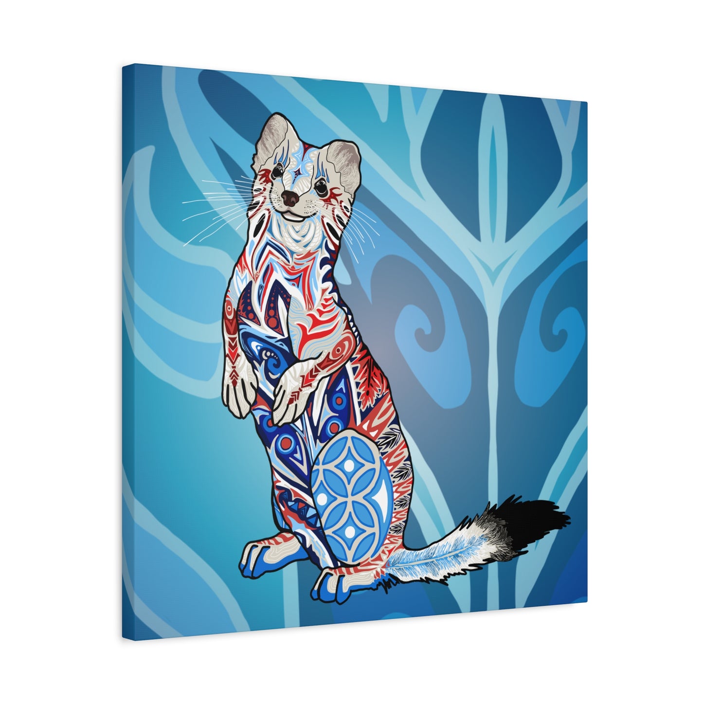 Winter Ermine Canvas