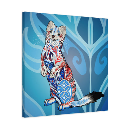 Winter Ermine Canvas