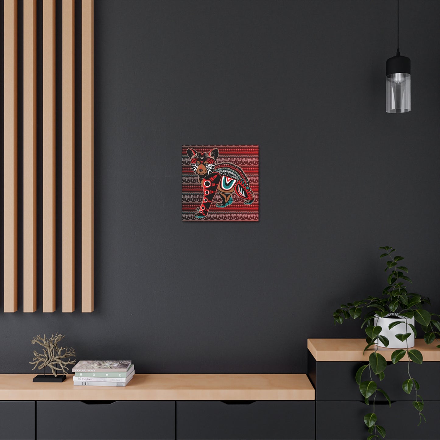 Black Bear Cub Canvas