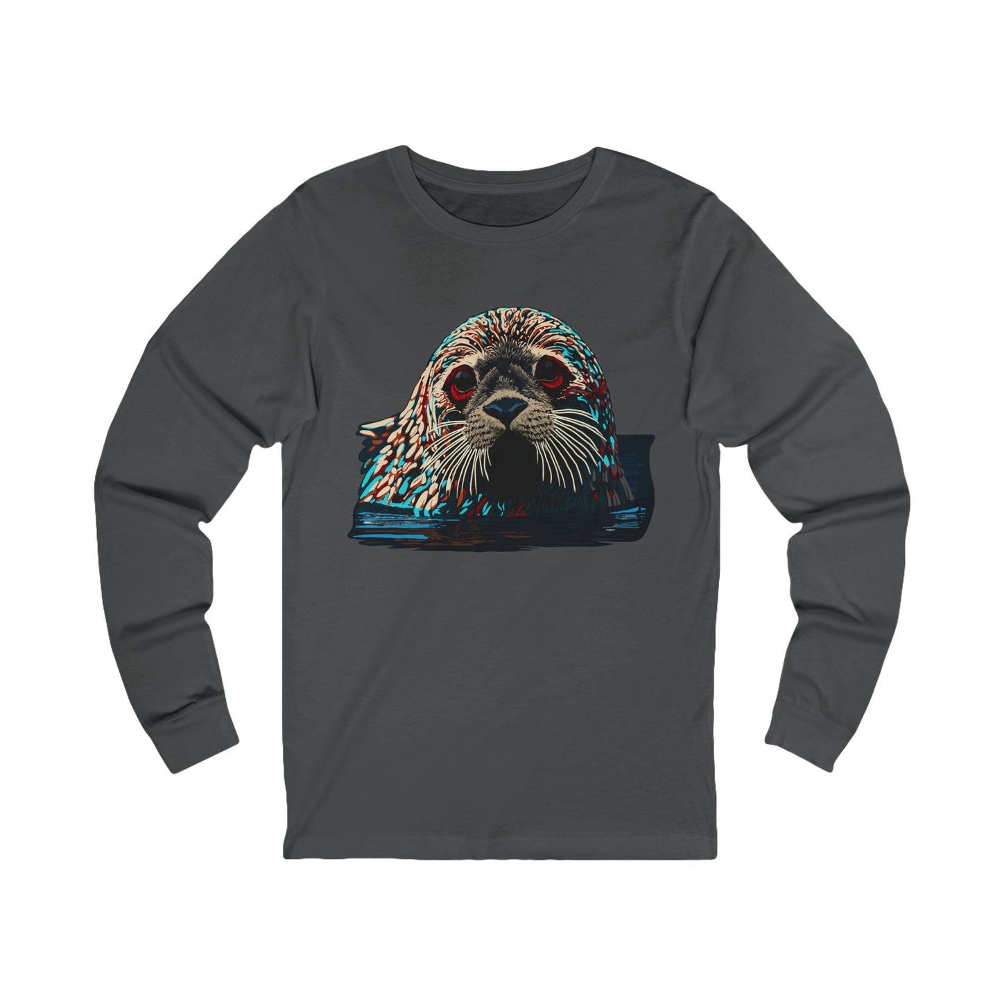 Harbor Seal Icon - Long-Sleeve Tee