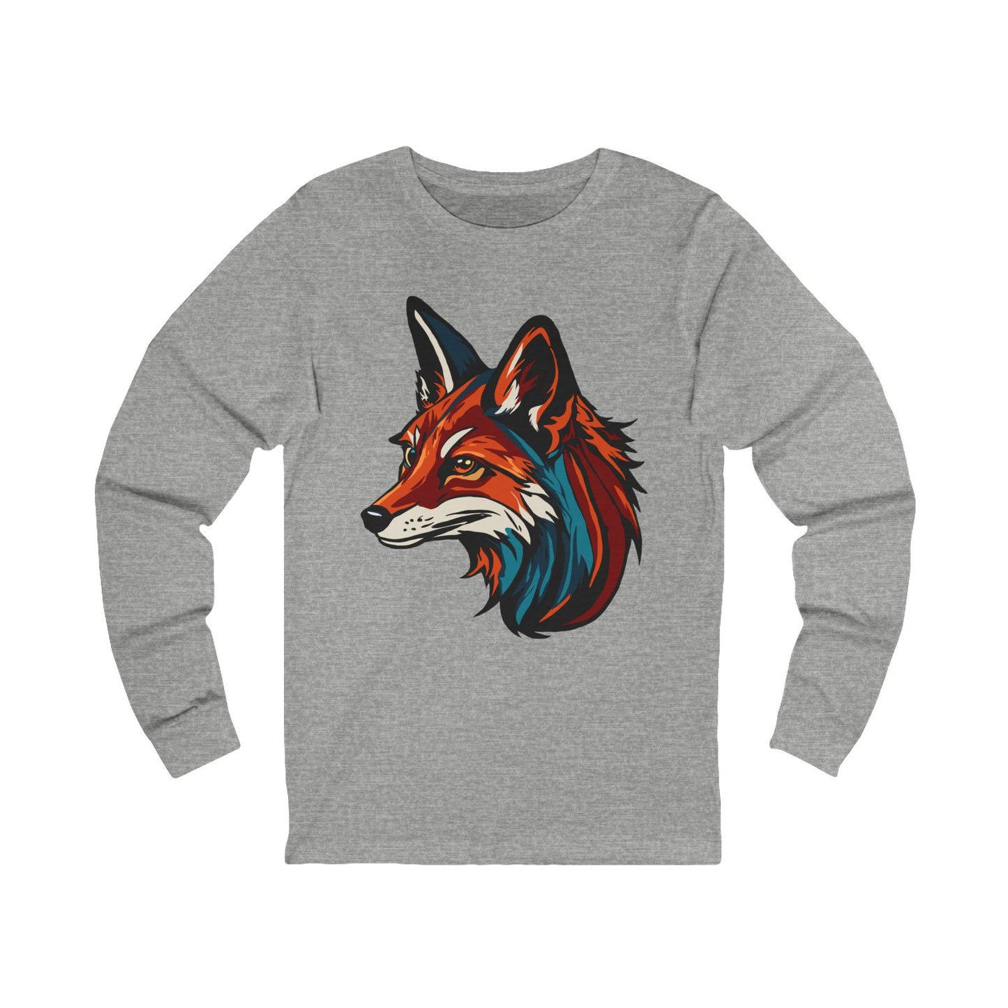 Red Fox Icon - Long-Sleeve Tee