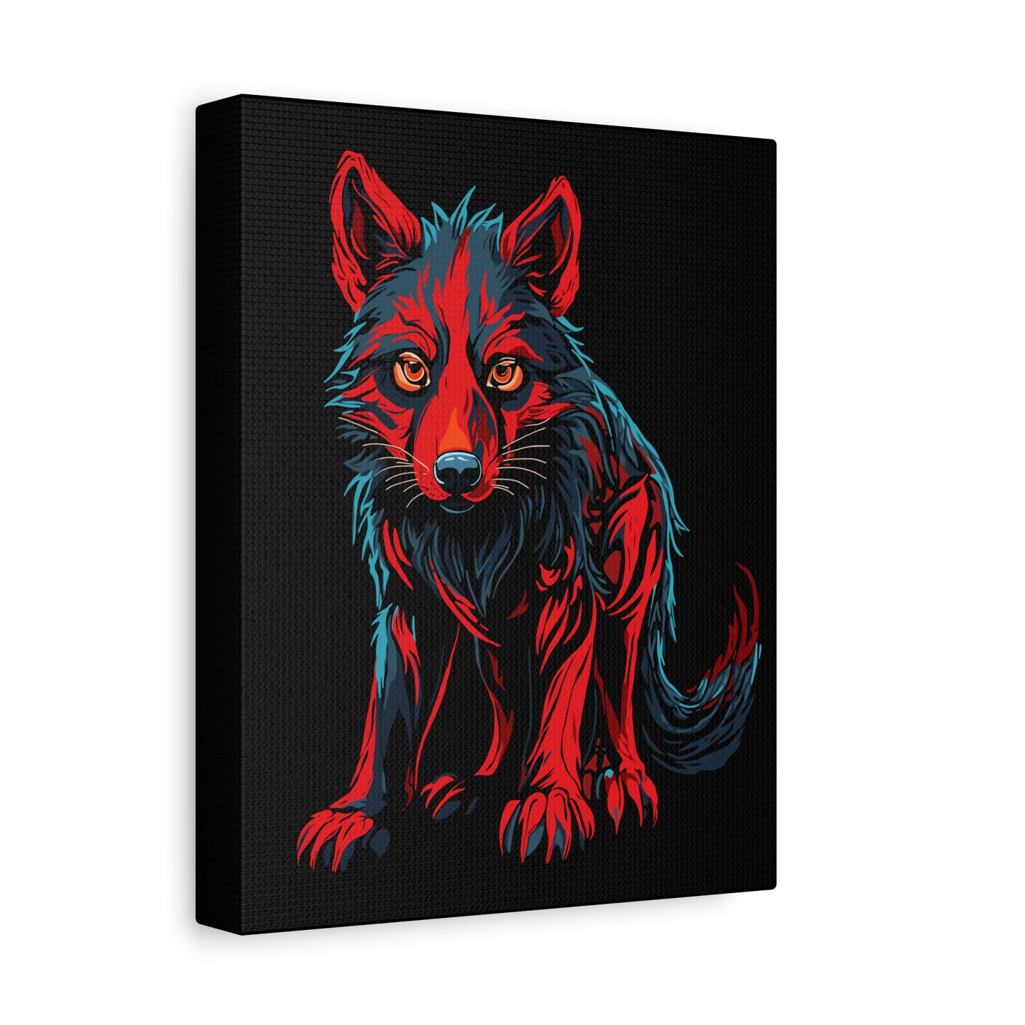 Wolf Pup Icon Canvas
