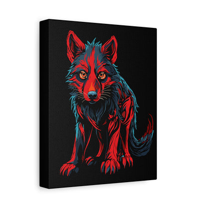 Wolf Pup Icon Canvas