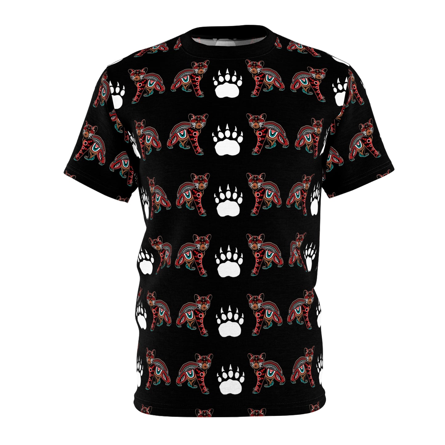 Black Bear Cub Wallpaper T-Shirt