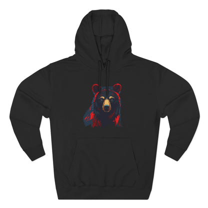 Black Bear Icon - Fleece Hoodie