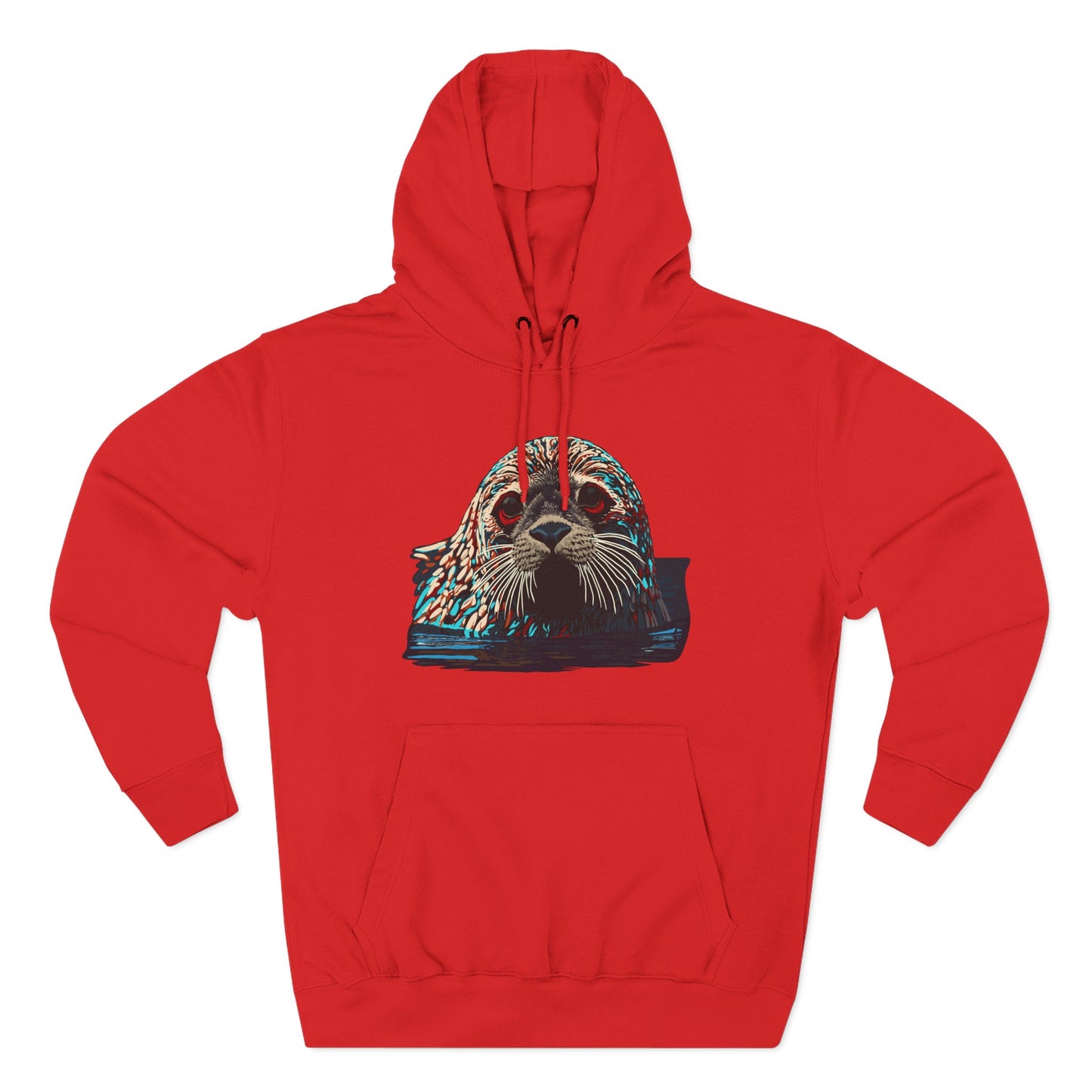 Harbor Seal Icon - Fleece Hoodie