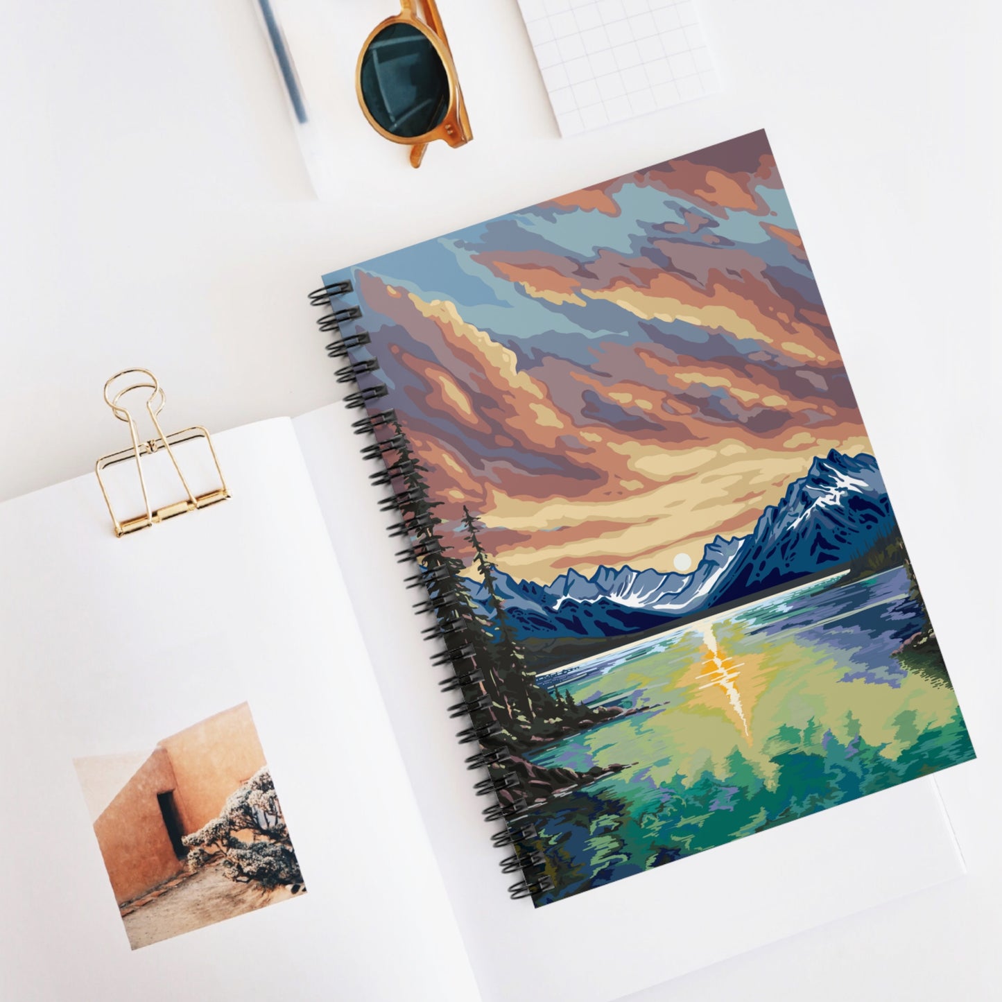Cloudscape Spiral Notebook