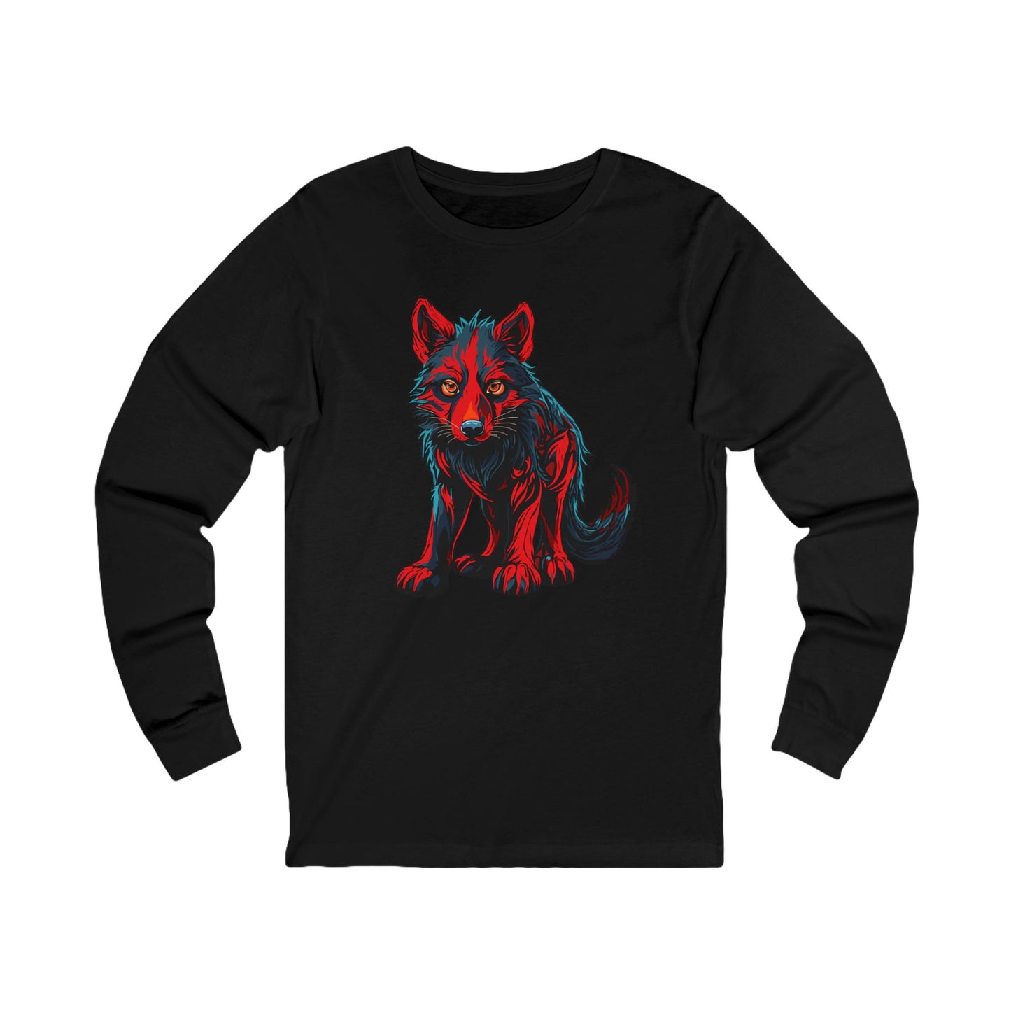 Wolf Pup Icon - Long-Sleeve Tee
