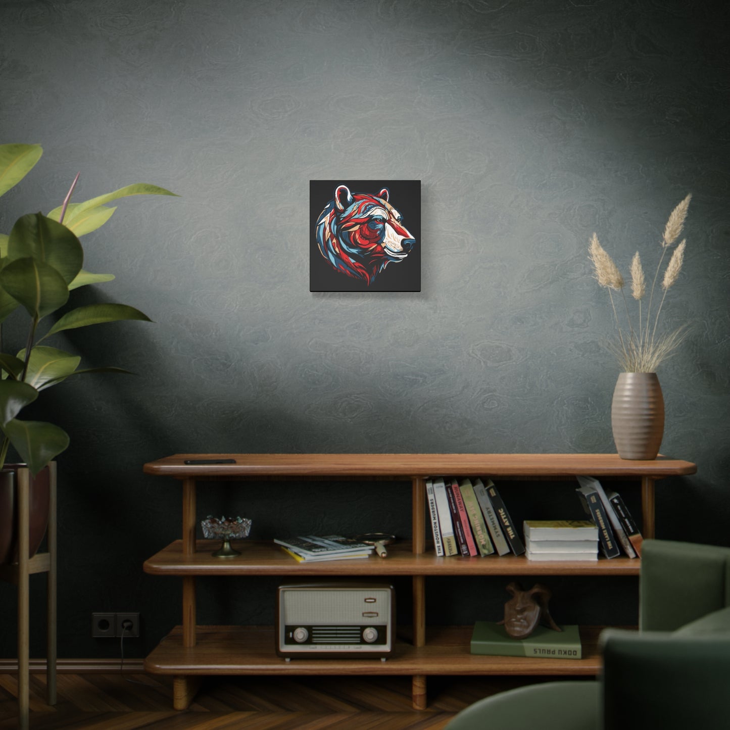 Polar Bear Icon Canvas
