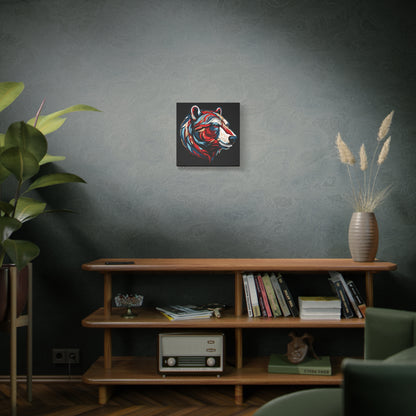 Polar Bear Icon Canvas